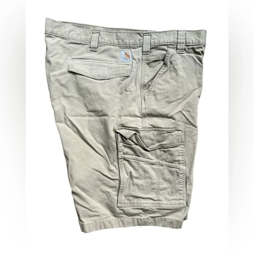 Carhartt Relaxed Fit Carpenter Cargo Shorts Men’s Size 46 Khaki Tan Brown.